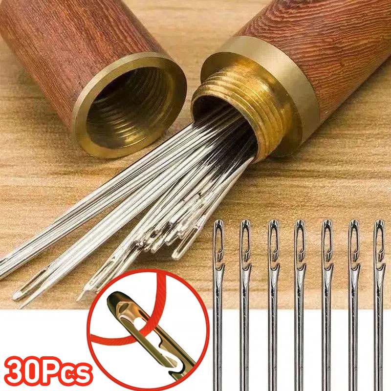 (🔥Last Day Promotion- SAVE 48% OFF)Self Threading Sewing Needles(Buy 2 Get 1 Free Now)