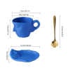 Metal touching face creative ceramic kiss Coffee cup