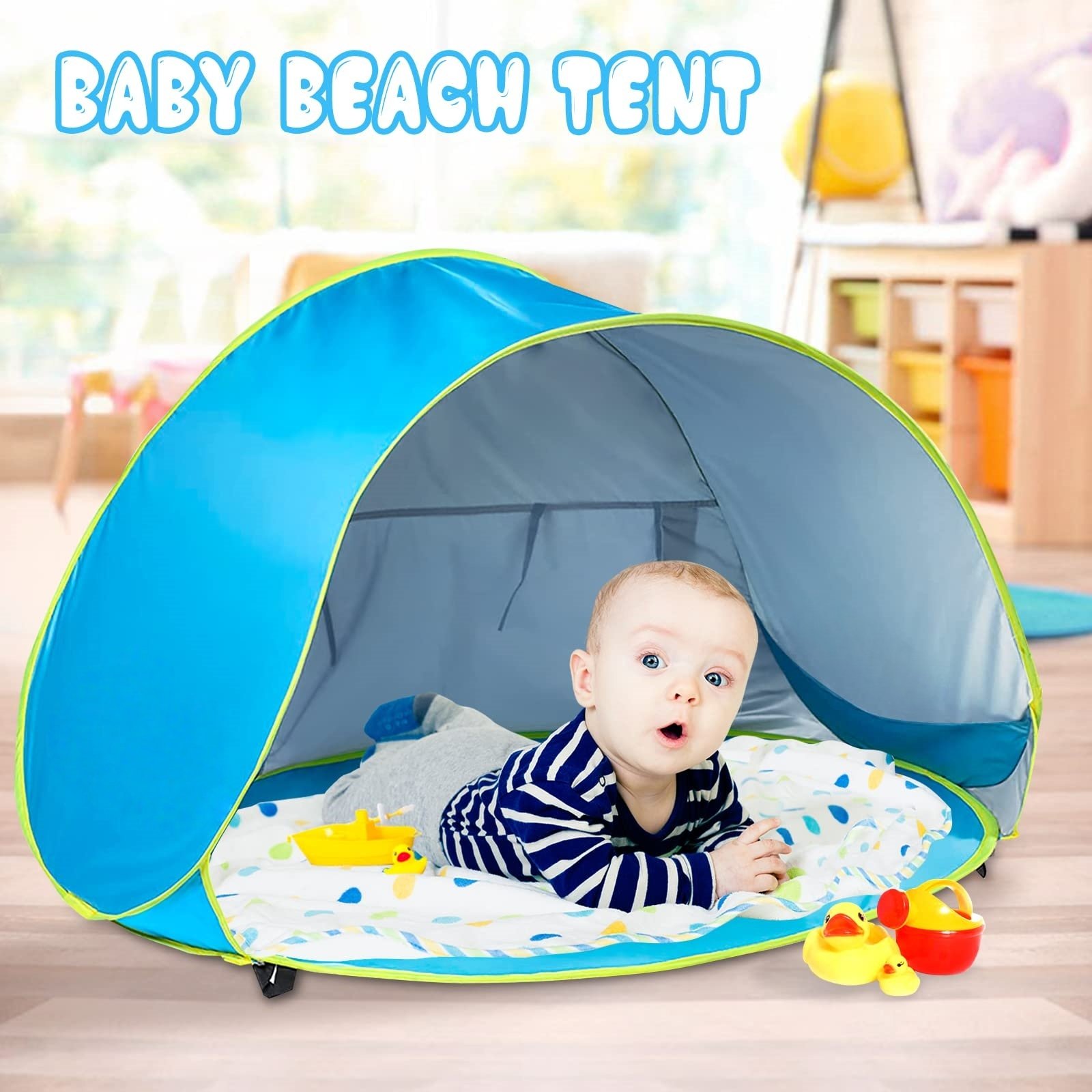 🎁TikTok Last Day Sale - 70% OFF🔥 Portable Uv-Resistant Baby Beach Tent🏖