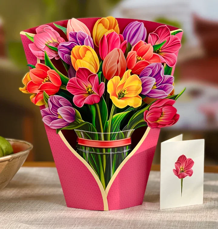 2023 New Year Limited Time Sale 70% OFF🎉Pop Up Flower Bouquet Greeting Card🔥Buy 3 Get Free Shipping