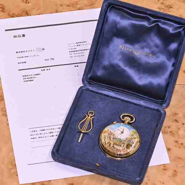 💥LAST DAY SALE 50% OFF💥Imperial Duke & Puppet Gold-plated Musical Automatic Open Pocket Watch