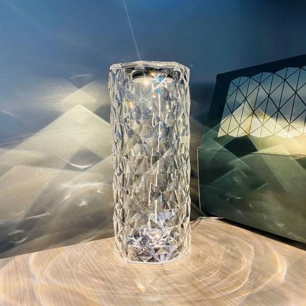 (🌲EARLY CHRISTMAS SALE - 50% OFF) 🎁Touching Control Rose Crystal Lamp - Buy 2 Free Shipping