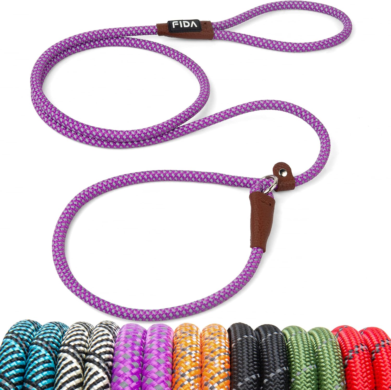 Fida Durable Slip Lead Dog Leash, 6 FT x 1/2