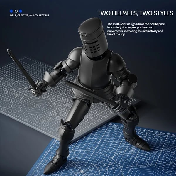 🔥Last Day 49% OFF - ⚔️🛡️DIY Medieval Warrior Strong Magnetic Removable Articulated Doll