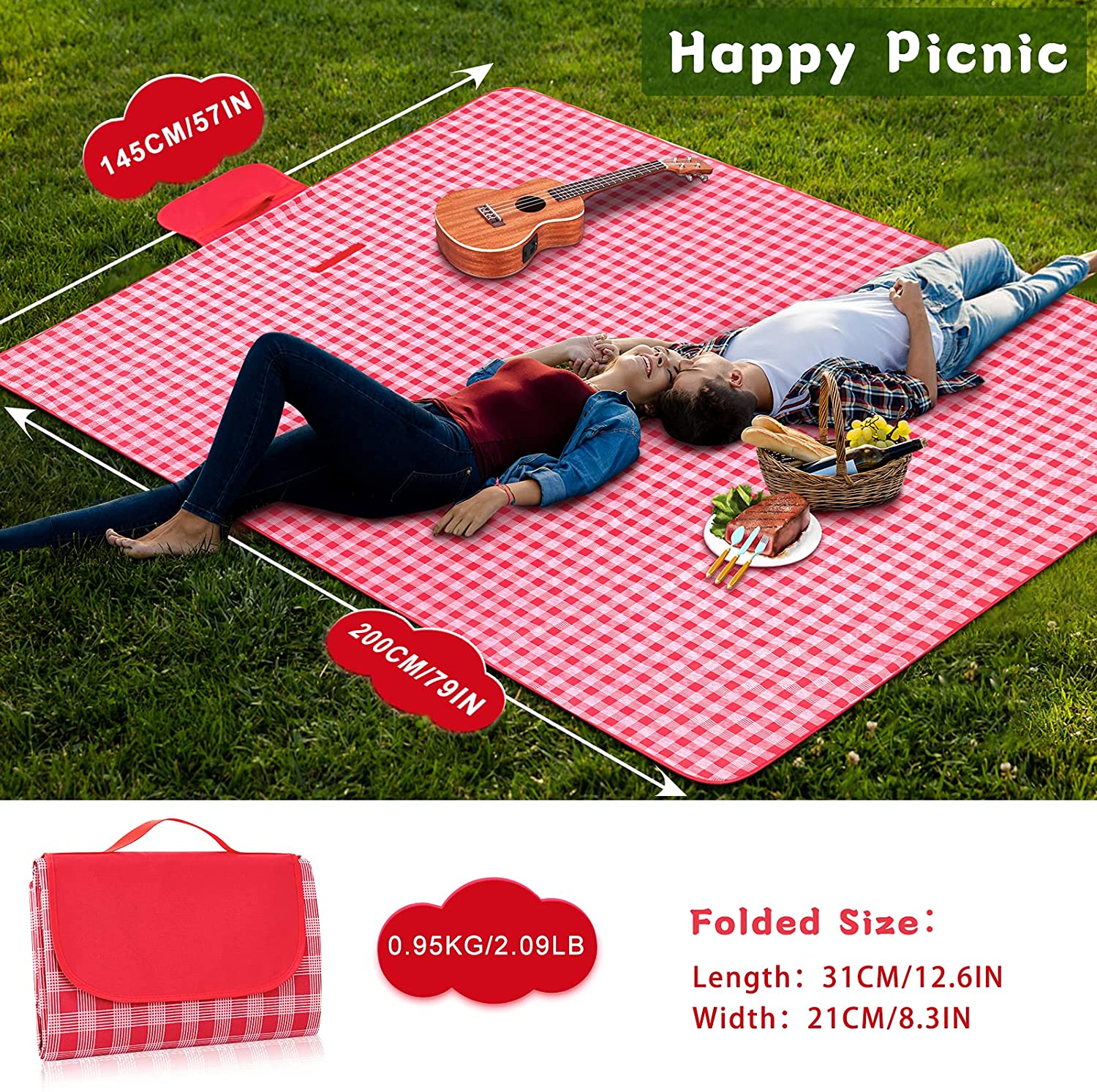 (🔥 Spring Hot Sale - 50% OFF) Portable Waterproof Outdoor Picnic Mat, Buy 2 Get Extra 10% OFF