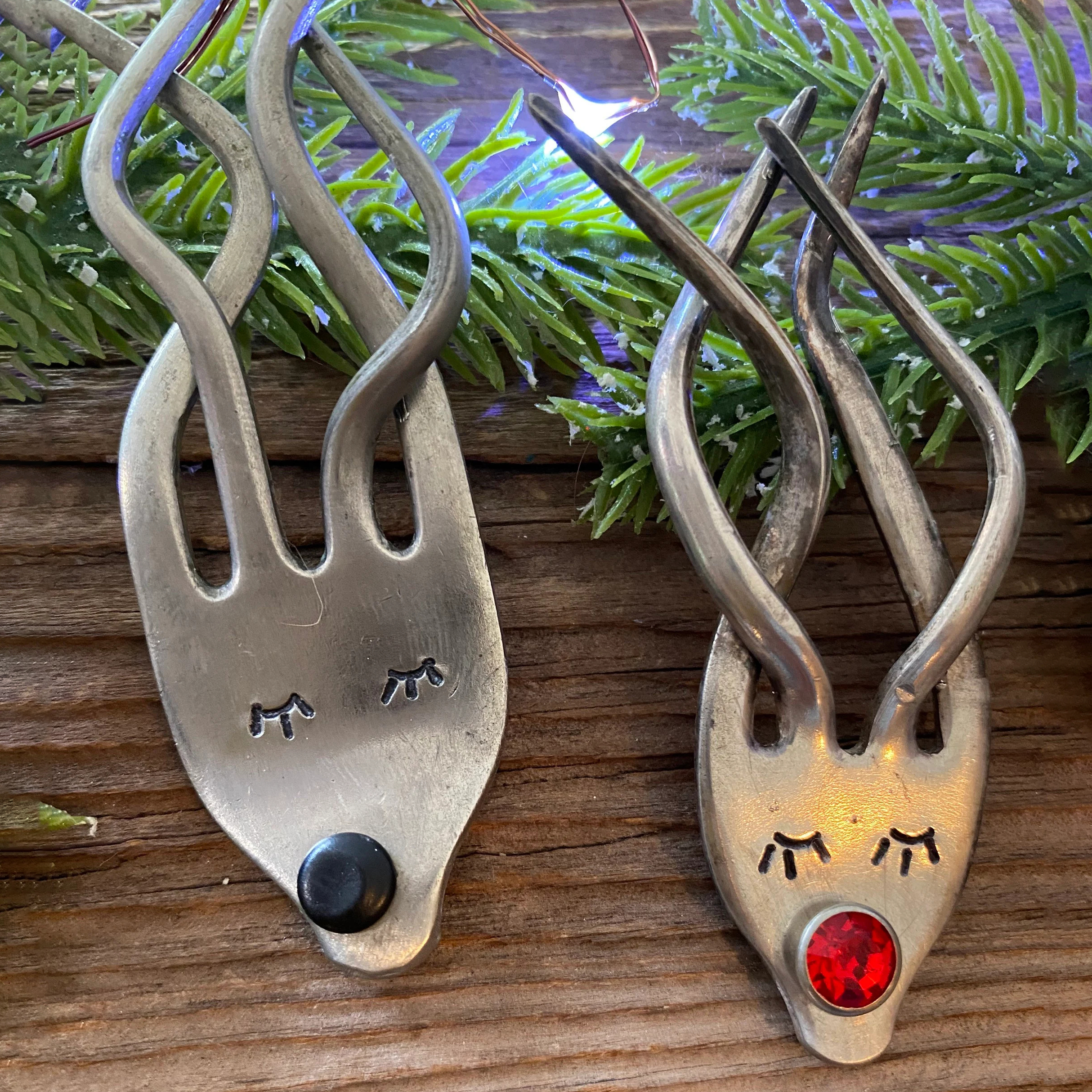 ✨Funny Fork Reindeer Ornament 🦌