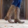 Embroidered Rhinestone Cowgirl Boots