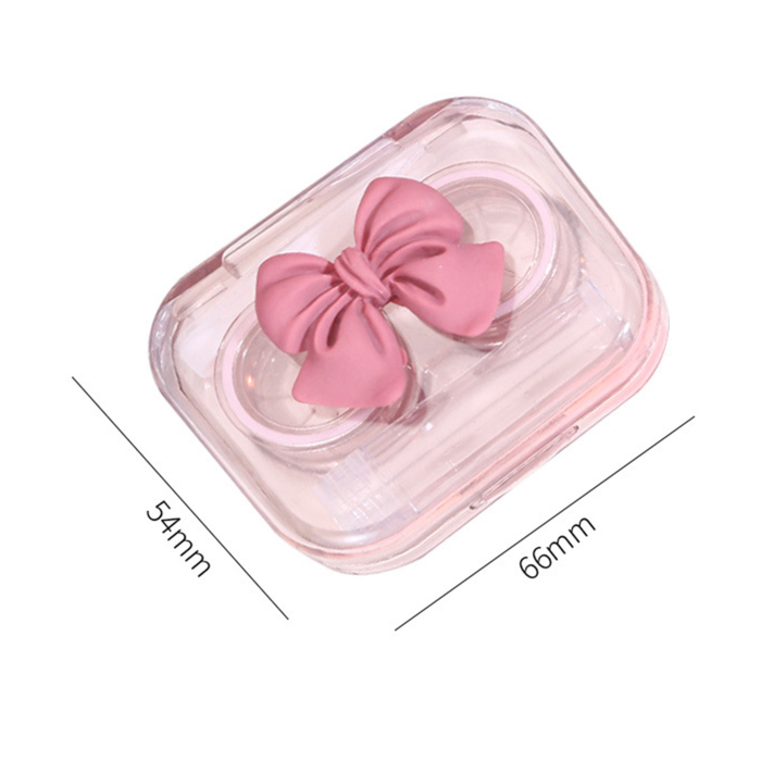 (Mother's Day Sale- 48% OFF) Bow Ribbon Contact Lens Case Set- BUY 4 FREE SHIPPING