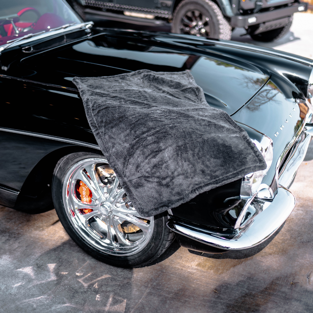 Blackline Twisted-Loop Drying Towel：Thickened, enlarged, super absorbent.