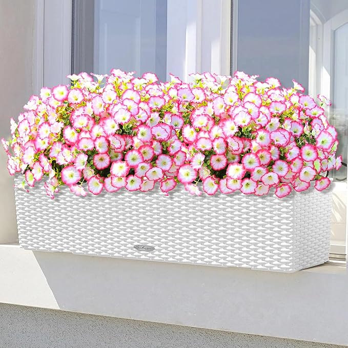 🌸 Spring Summer Home Decoration - 🌿 Fake Silk Colorful Morning Glory