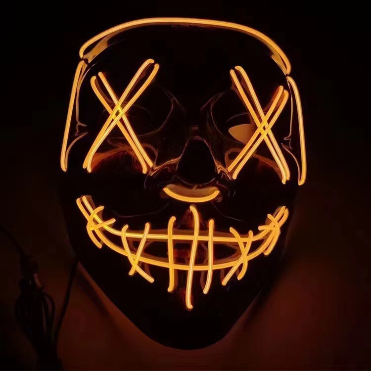 🔥Last Day Promotion - 60% OFF🎁🎃👹Halloween LED Glowing Mask👻