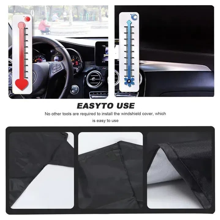 🔥Limited Time 50% OFF- All Seasons Sunshade Ice Cover🚗