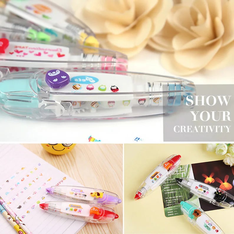 🔥Last Day Promotion 50% OFF🔥DIY Cute Animals Press Type Decorative Pen