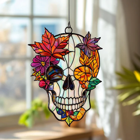 🎃Haunted Elegance: Handcrafted Halloween Suncatcher Collection