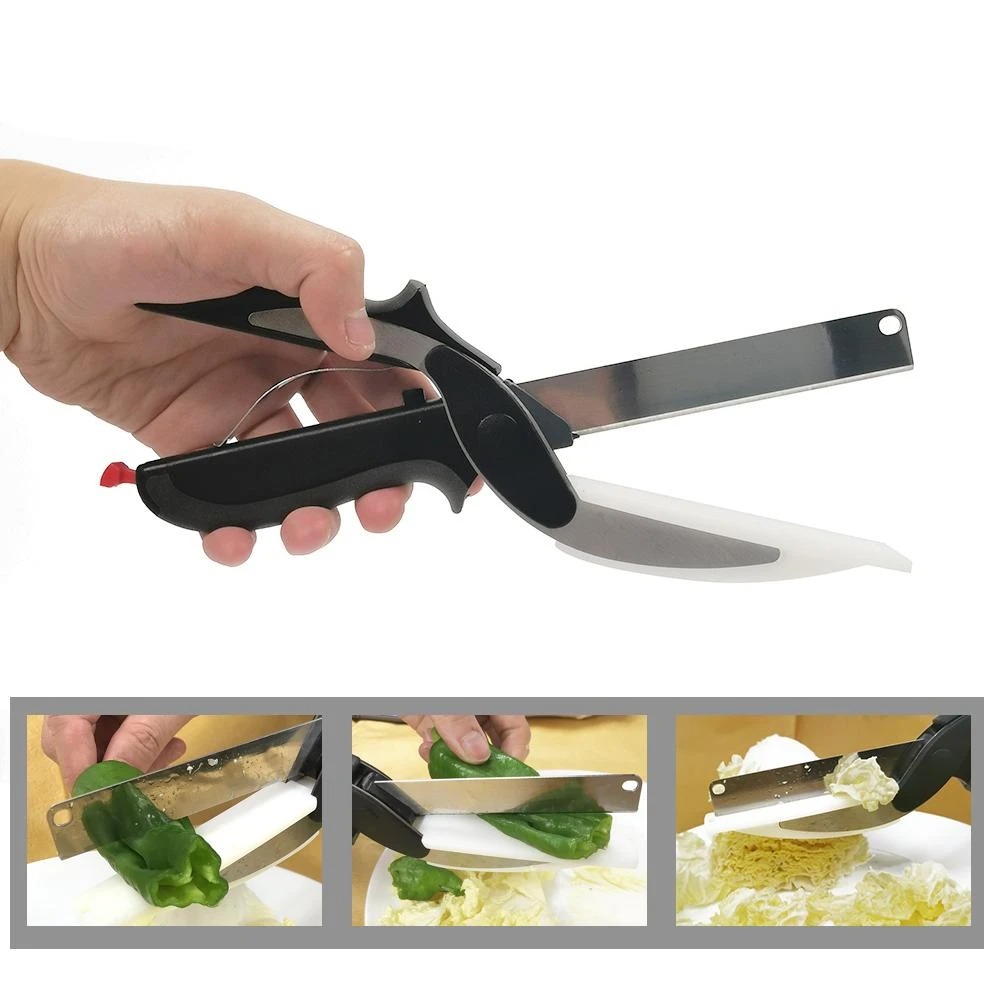 Early Christmas Hot Sale 50% OFF - 2 in 1 Cutting Board With Knife Scissor(Buy 2 Free Shipping)