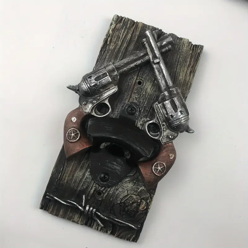 Double revolver bottle opener