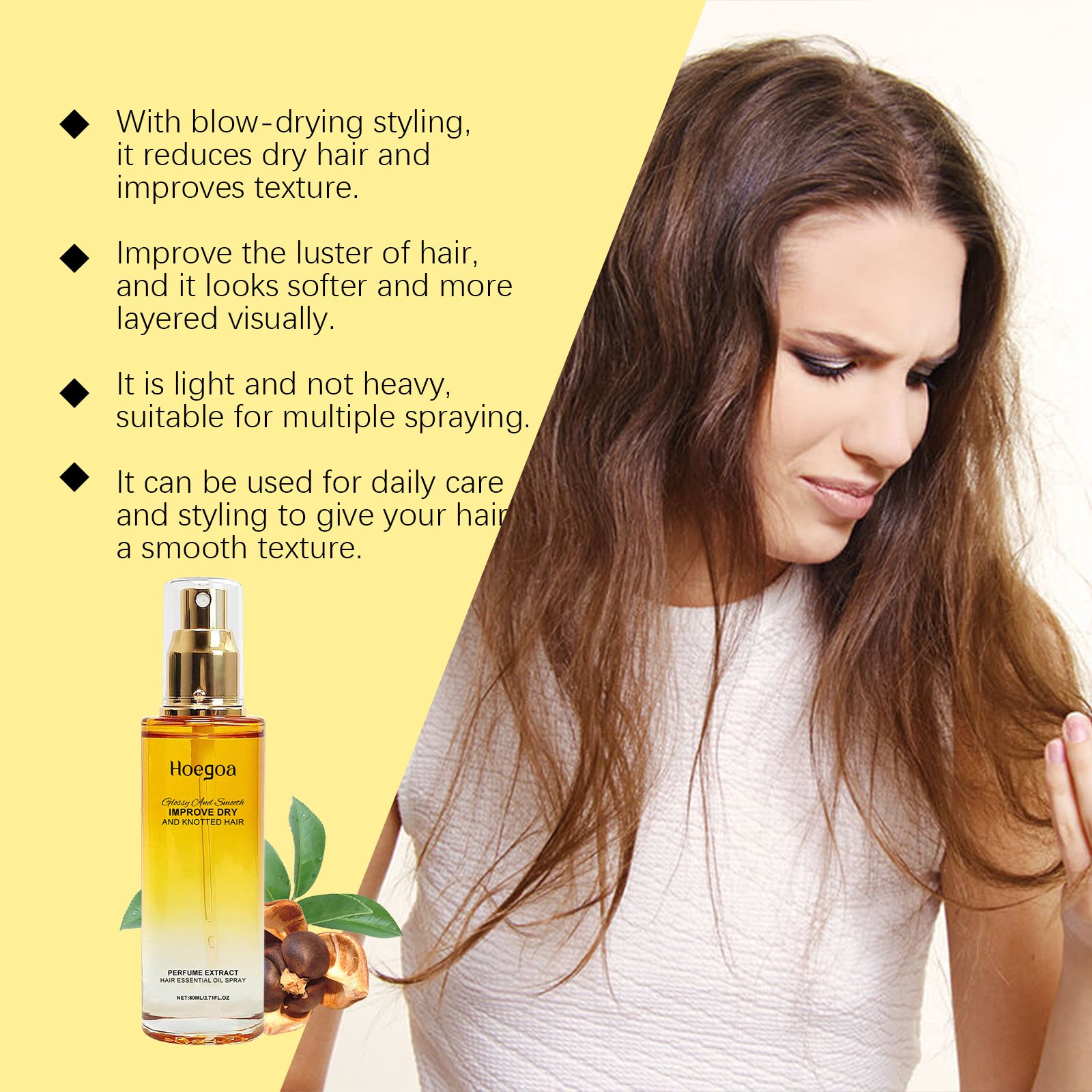 ⏰LAST DAY SALE 50% OFF💥Hoegoa 80ml Conditioning Oil Spray Scalp