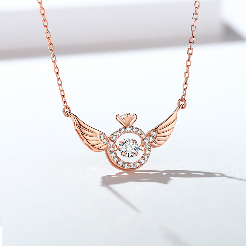 (🌲Early Christmas Sale- 50% OFF) Angel Wings Necklace - Buy 2 Free Shipping