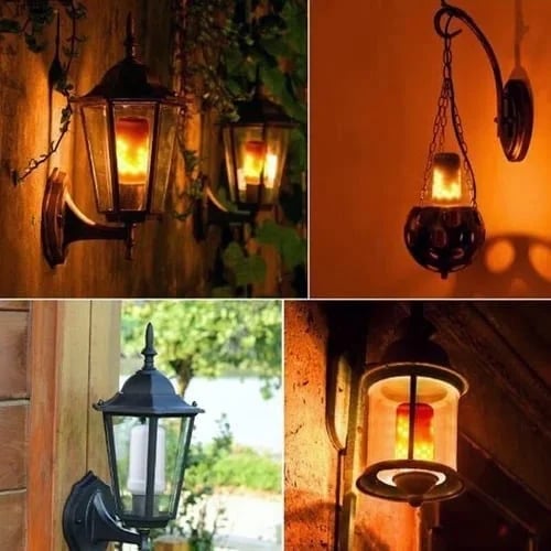 🔥LED Flame Light Bulb With Gravity Sensing Effect &