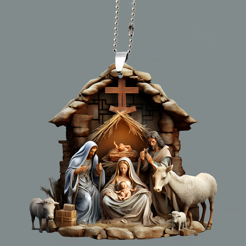 (🌲Early Christmas Sale- 50% OFF🎅) Nativity Christmas ornament