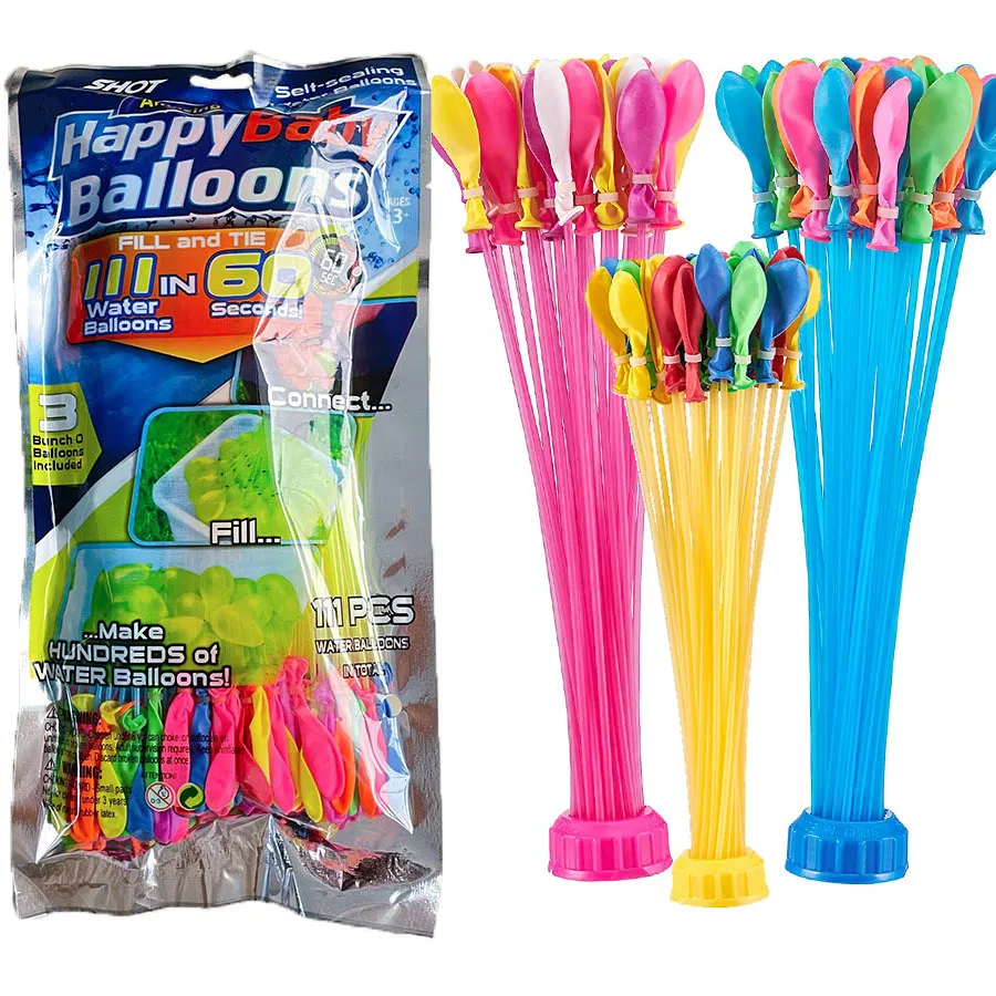 🔥Limited Time Sale 48% OFF🎉Instant Fill Water Balloons Bunch--buy 5 get 5 free & free shipping（10bags）
