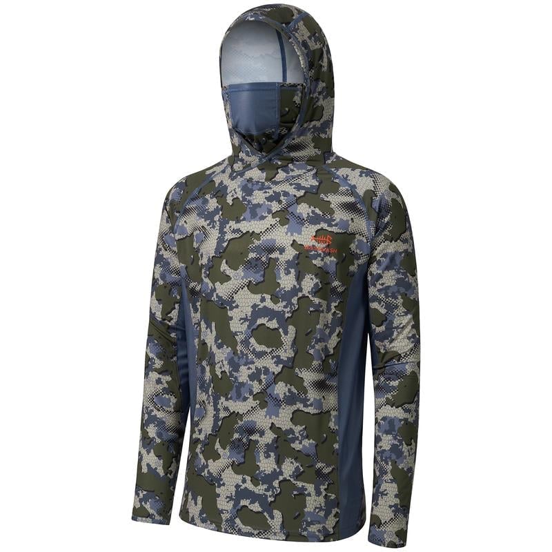 🎁Last Day Promotion 49% OFF🔥UPF 50+ Men's Hunting Shirts with Mask Long Sleeve Camo Fishing Hoodie