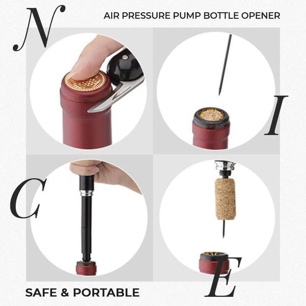 🍷Air Pressure Pump Bottle Opener