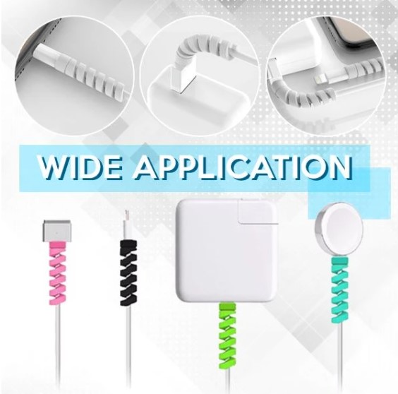 (2021 Women's Day Sale 50% off) Bendable Spiral Cable Saver-Buy more save more