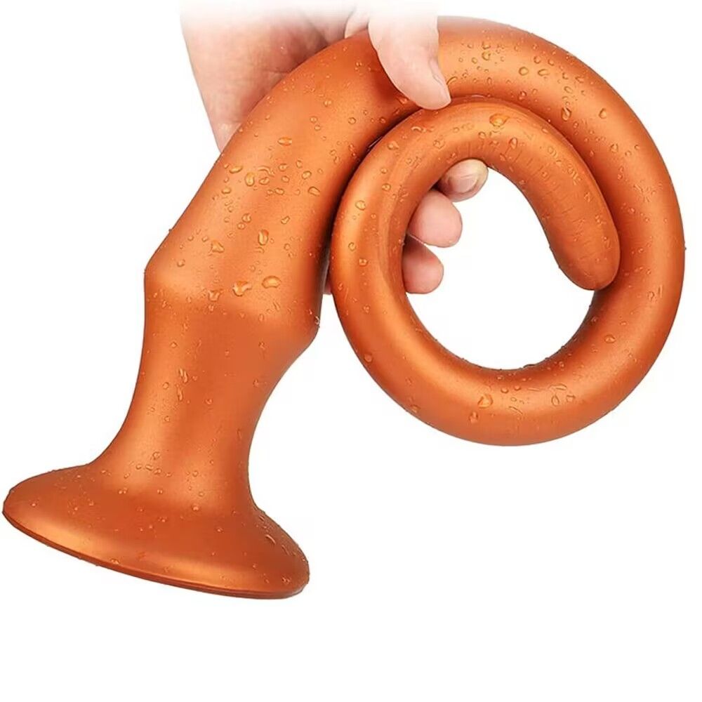 Couple Flirting Sex Toys - Soft Anal Plug Vaginal Prostate Massage Stimulating Dildo - GS-08