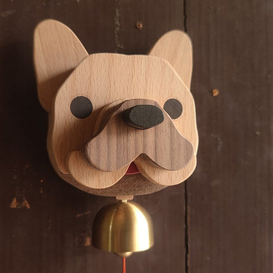 🔔Handmade Wooden Shiba Inu Doorbell