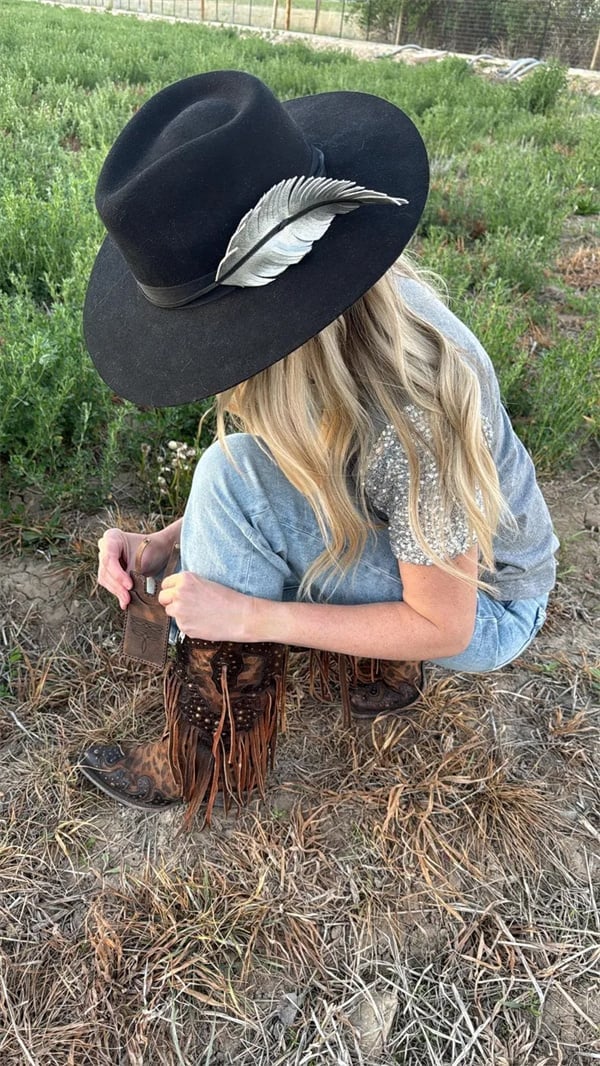 🎁TikTok Last Day Sale - 70% OFF🎉Western Boot Wallet with Snap Strap
