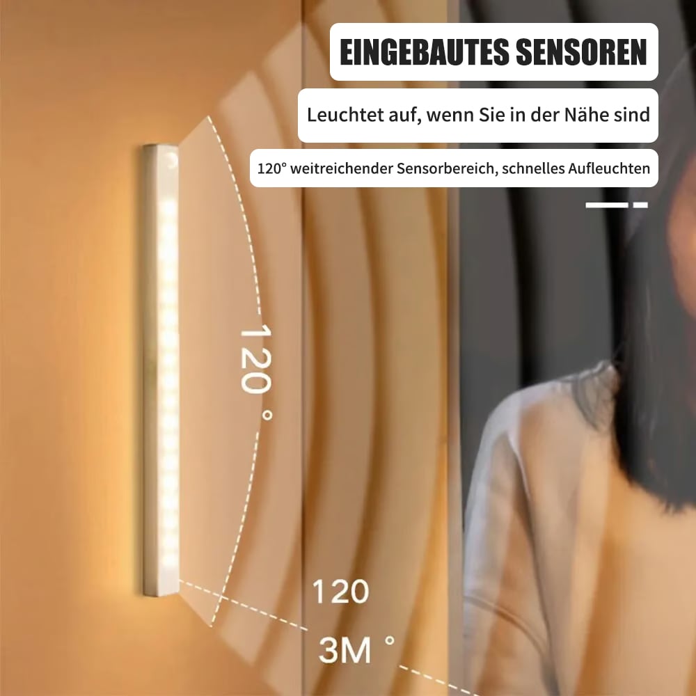 🔥Letzter Tag Verkauf 49% Rabatt💡Bohrfreie intelligente Sensor magnetische aufladbare LED-Leuchte