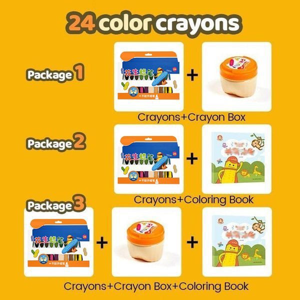 (🎄Christmas Hot Sale🔥🔥)Children's Peanut Crayons