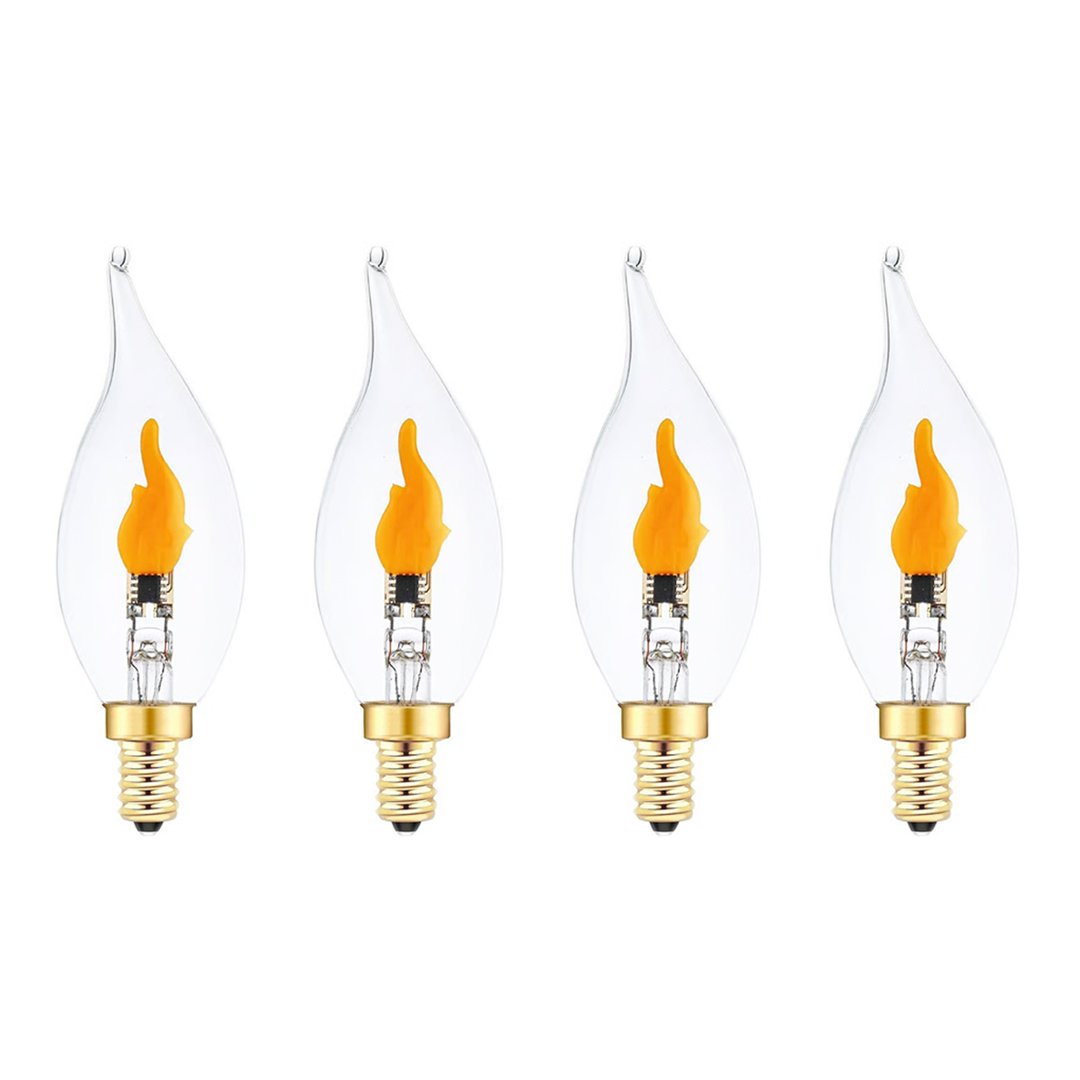 🔥Last Day Promotion 50% OFF🔥LED Flickering Flame Decoration Light Bulbs -Perfect Ambiance for Halloween Christmas