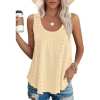 🔥Heißer Verkauf 70% Rabatt🔥Women's Vest ärmellos Rundhalsausschnitt Casual Sommer