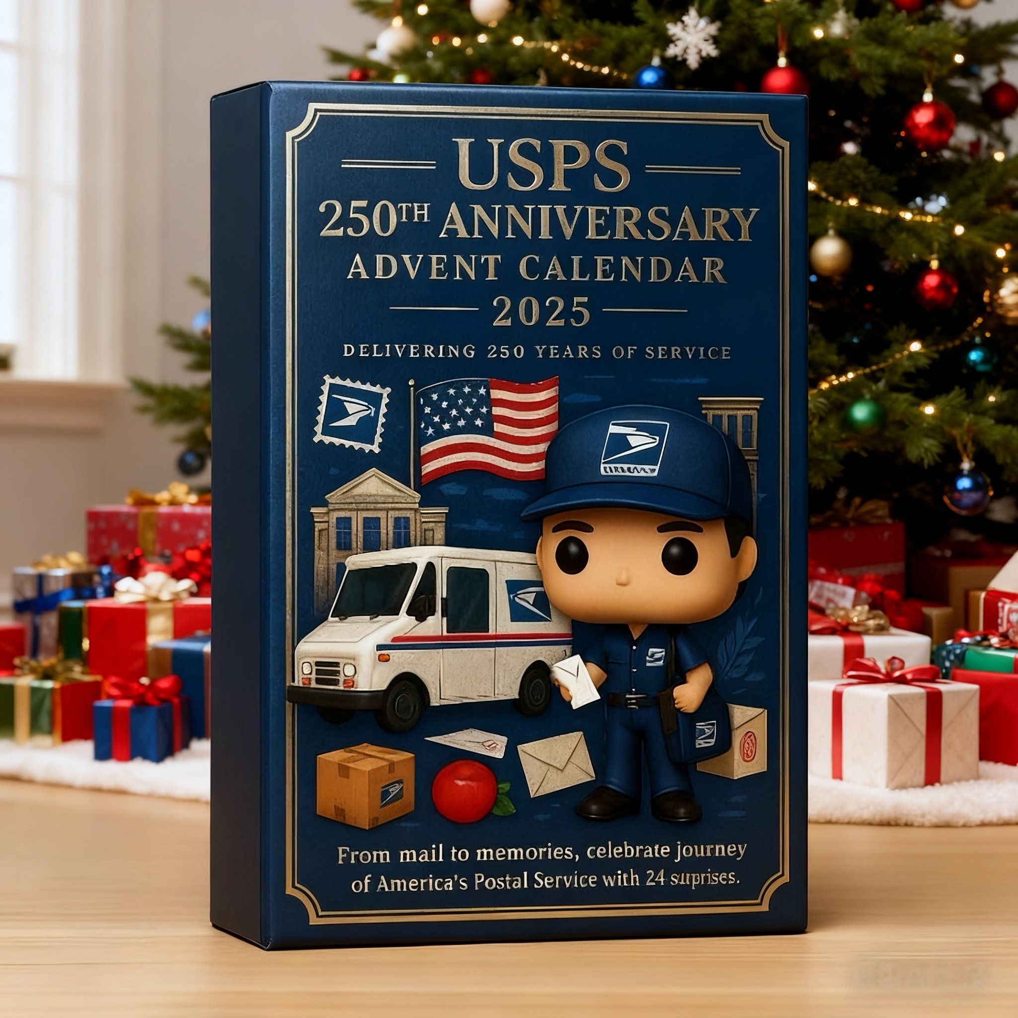 🔥Last Day 50% OFF -🎄USPS 250th Anniversary 2025 Advent Calendar