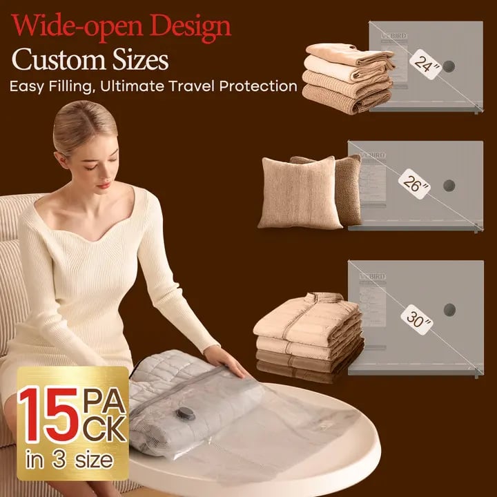 🔥Last Day Promotion 50% OFF🔥 Vacuum Storage Bags Travel Set
