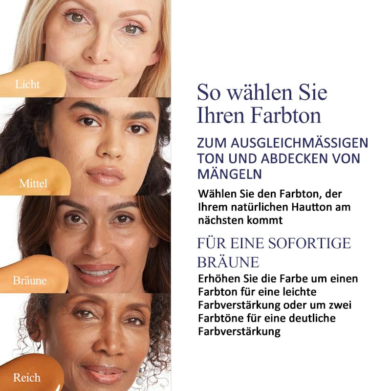 🌟Feuchtigkeitscreme, Concealer und Abdeckung in einem 💧✨ Leicht und wasserfest