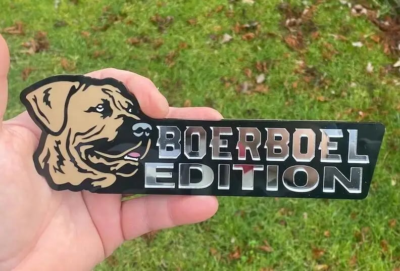 🔥Dog Car Badge Laser Cutting Car Emblem