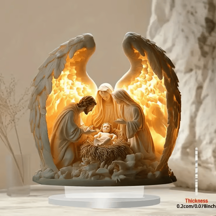💖LAST DAY SALE 70% OFF-🪽Gorgeous Angel Wings Cross Decoration✝️
