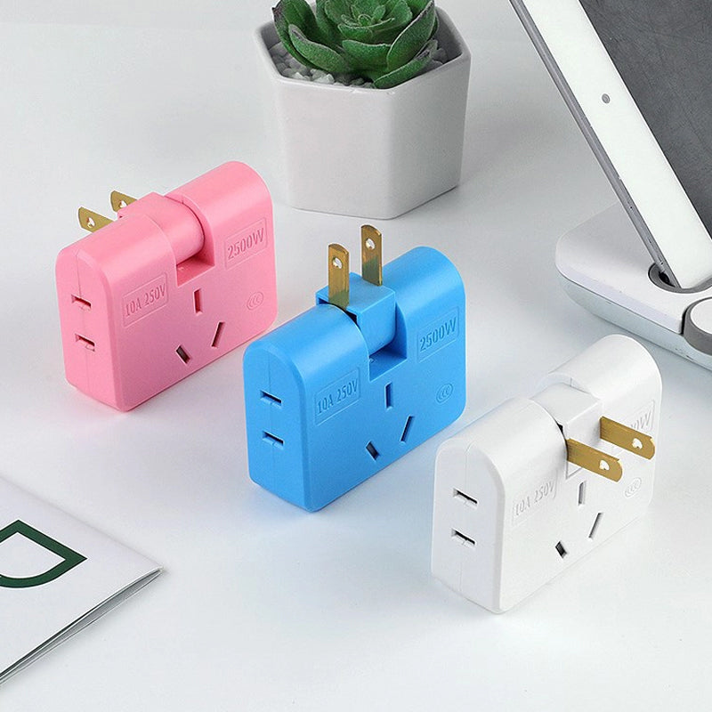 (🔥LAST DAY PROMOTION - SAVE 49% OFF) Rotatable Socket Converter-BUY 5 GET 3 FREE
