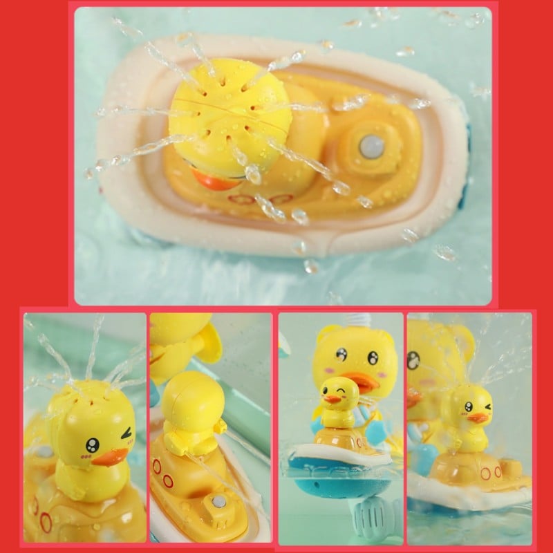 🔥Last Day Promotion - 62% OFF🔥-Electric Duck Boat Shower Baby Bath Toys