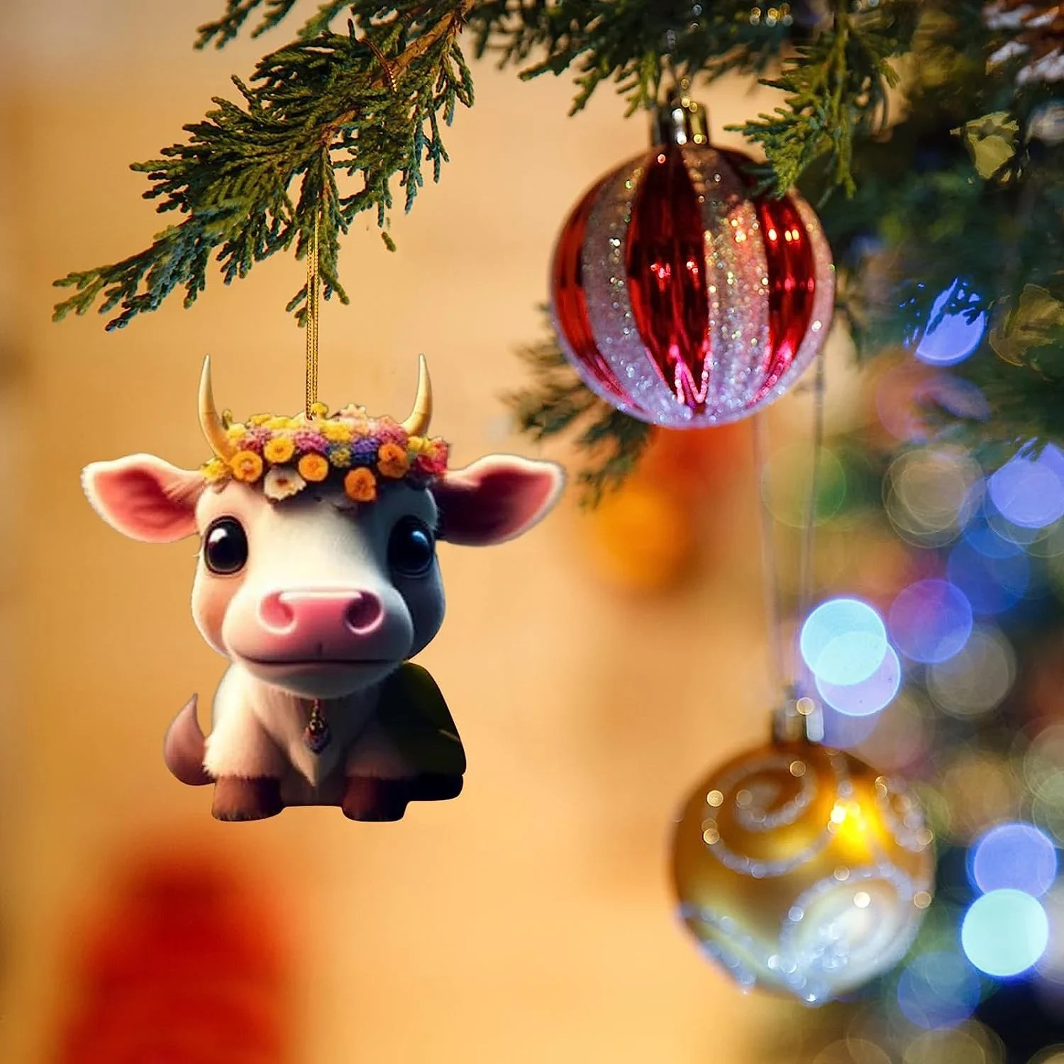 🔥Last Day 49% OFF - Cartoon Cow Decorative Ornament