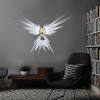 3D Eagle Wall Sconce LED Wall Lamp Resin Animal Statue