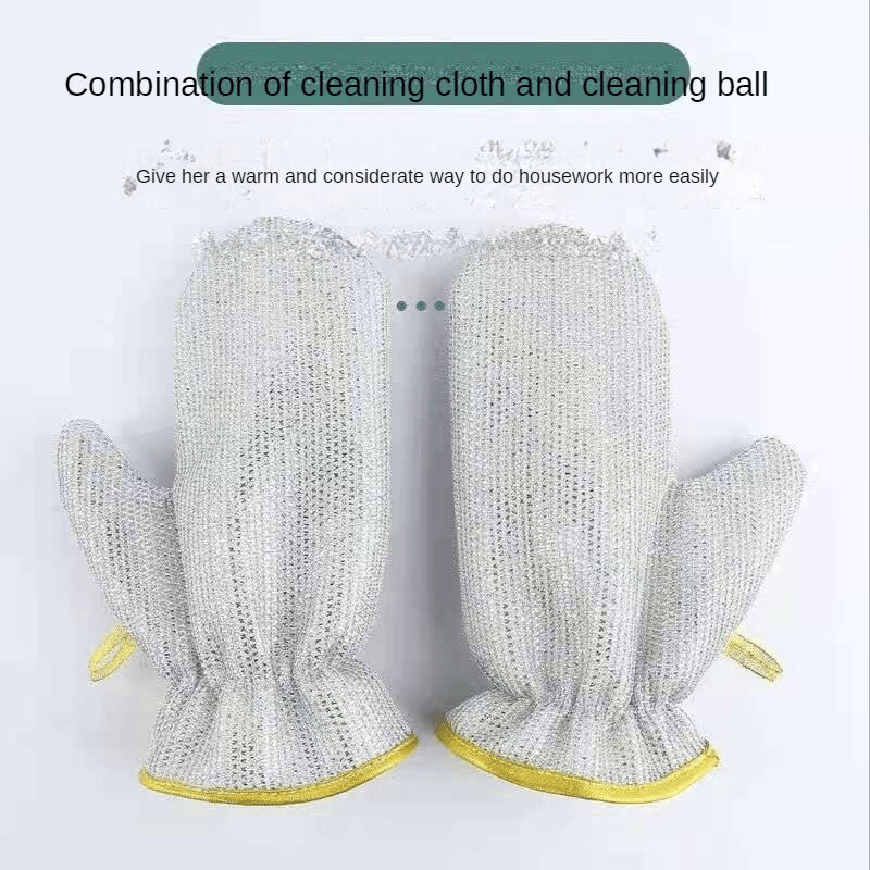 (🔥Last Day Promotion- SAVE 48% OFF) 2022 NEW Upgrade Dishwashing Gloves (buy 2 get 1 free now)