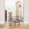 BABELIO New Version Baby Gate with Cat Door, 29.5-40