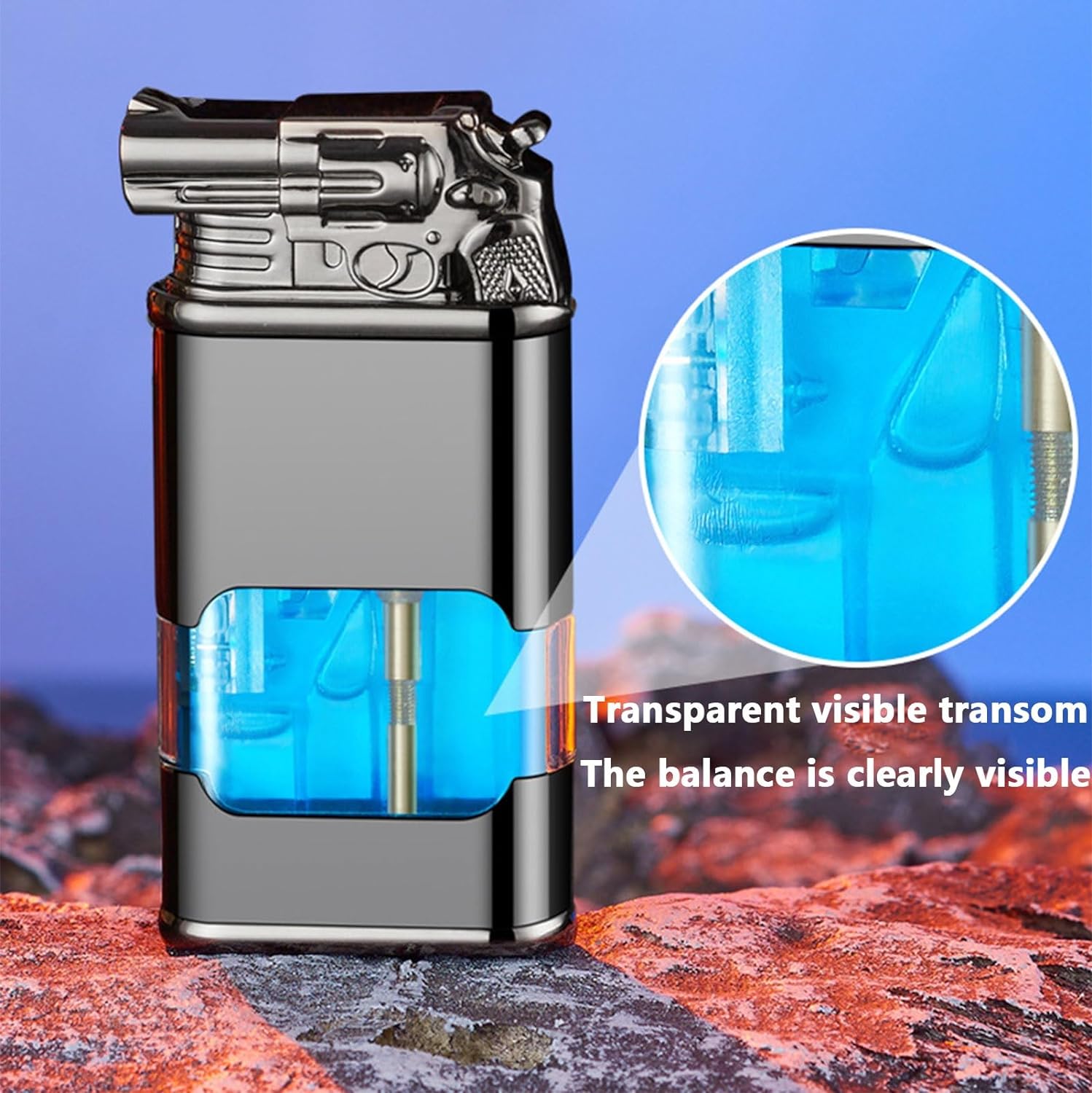 🔥Taeehy Lighter™ 😎Revolver Sapphire Dial Windproof Lighter