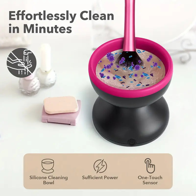 ⚡Clearance Sale 70% OFF丨Automatic Makeup Brush Cleaner, BUY 2 FREE SHIPPING