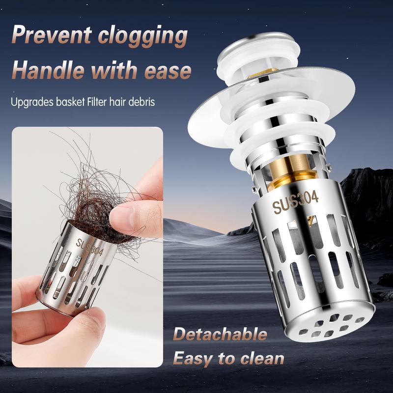 🔥LAST DAY SALE 49% OFF-Universal Stainless Steel Drain Strainer (BUY 2 GET 1 FREE)