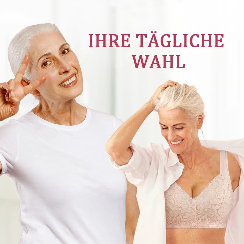 🔥Letzter Tag Kaufe 1 und erhalte 3 Packungen⭐️Bügelloser BH mit Spitzenverschluss vorne
